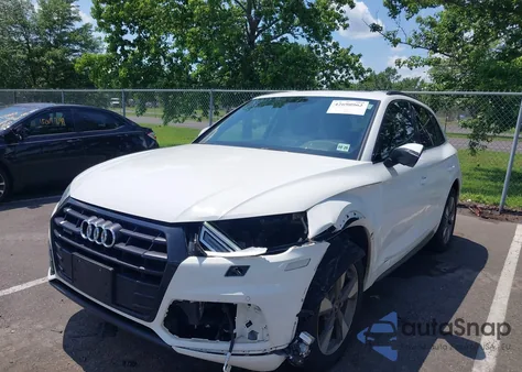 2020 Audi Q5 Premium 45 Tfsi Quattro S Tronic z USA, uszkodzony, nr VIN WA1ANAFY5L2079466